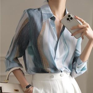 Silk blouses